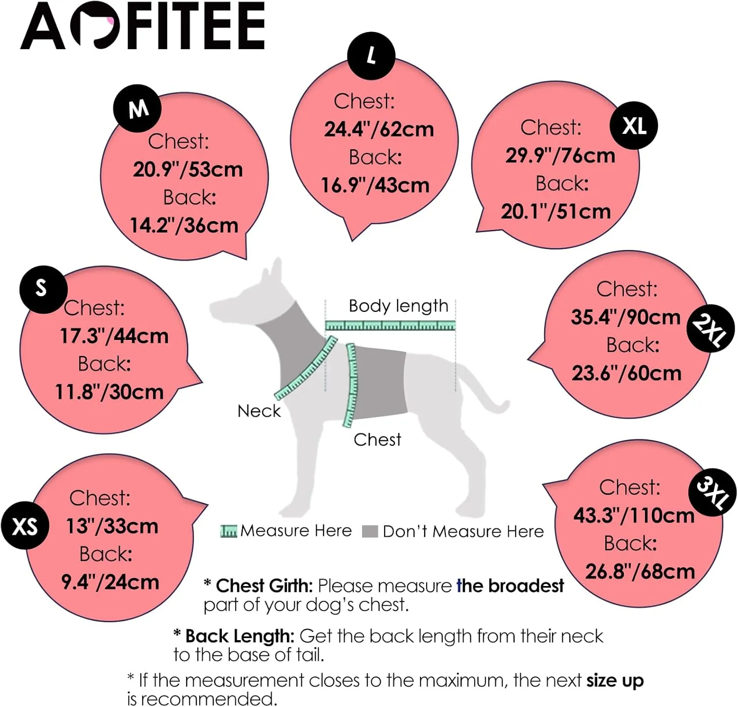 AOFITEE Dog Coat, Warm Dog Winter Coat, Reflective Cold Weather Dogs Puffer Jacket with Harness Built in, Waterproof Pet Fleece Vest Snowsuit for Small Medium Large Dogs, Grey L