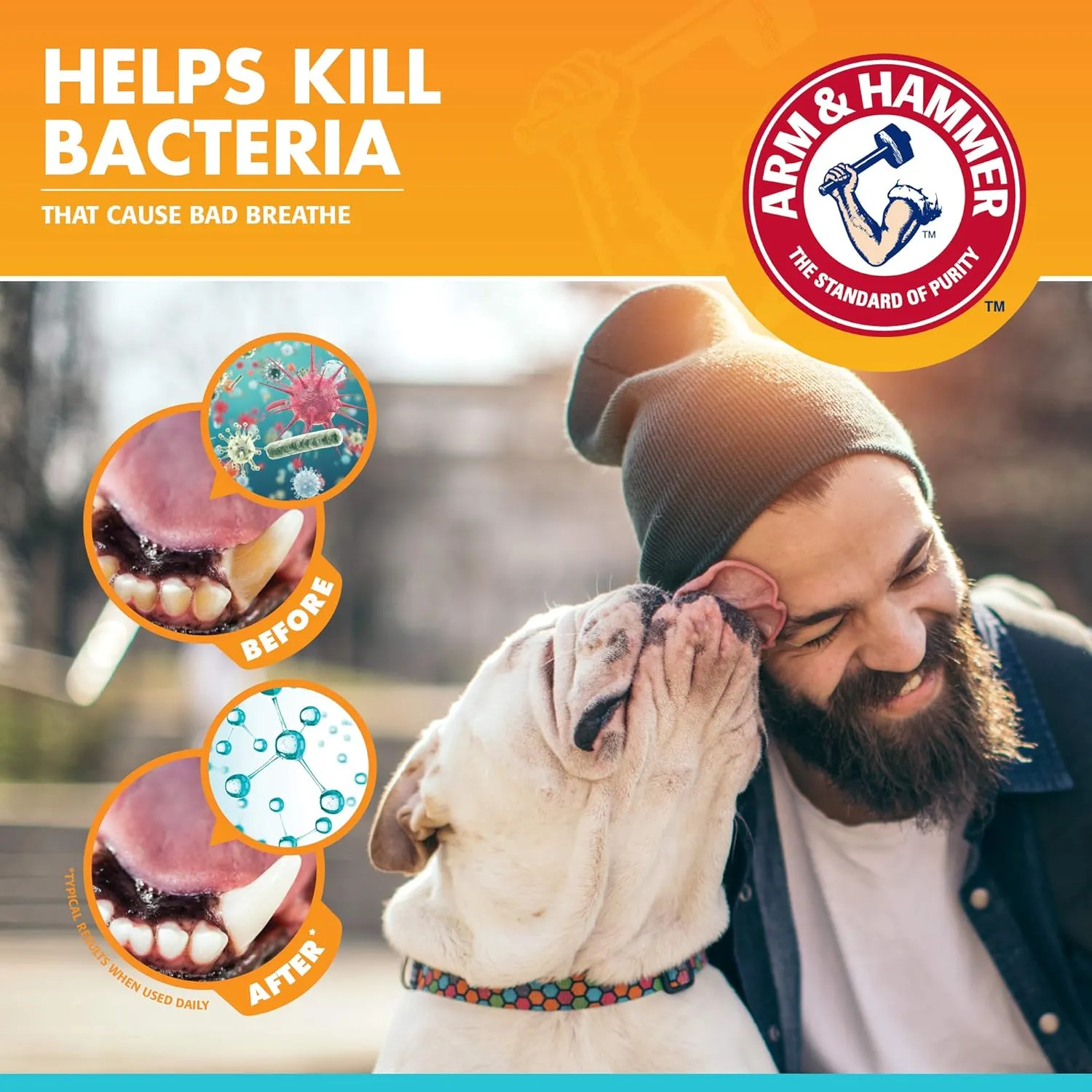 Arm & Hammer for Pets Dental Toothpaste for Dogs | No More Doggie Breath | Safe for All Dogs and Puppies | Chicken Flavor Dog Toothpaste - 2.5 Ounce - 3 Pack