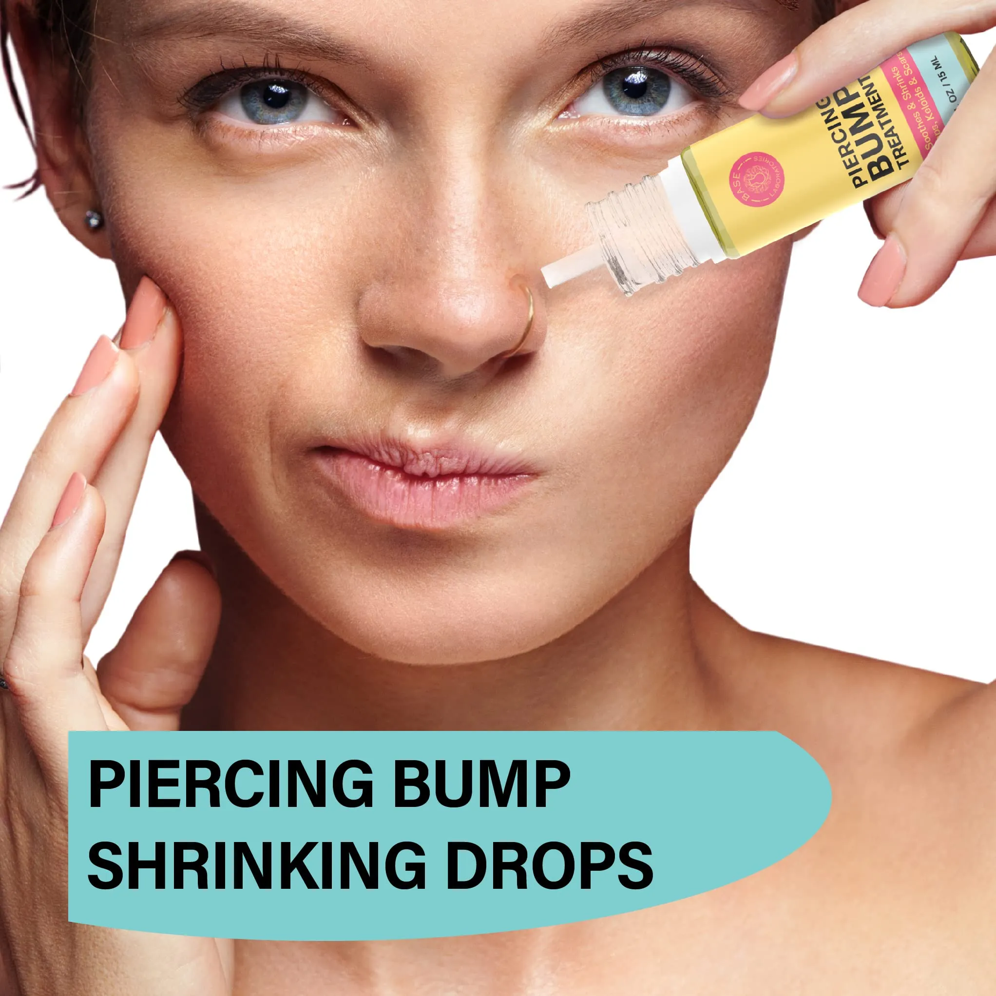 BASE LABORATORIES Ultimate Healing Piercing Aftercare Kit | Piercing Aftercare Spray   Keloid Piercing Bump Treatment Oil   Piercing Cleaner Swabs | Keloid Bump Removal - Saline Solution for Piercings