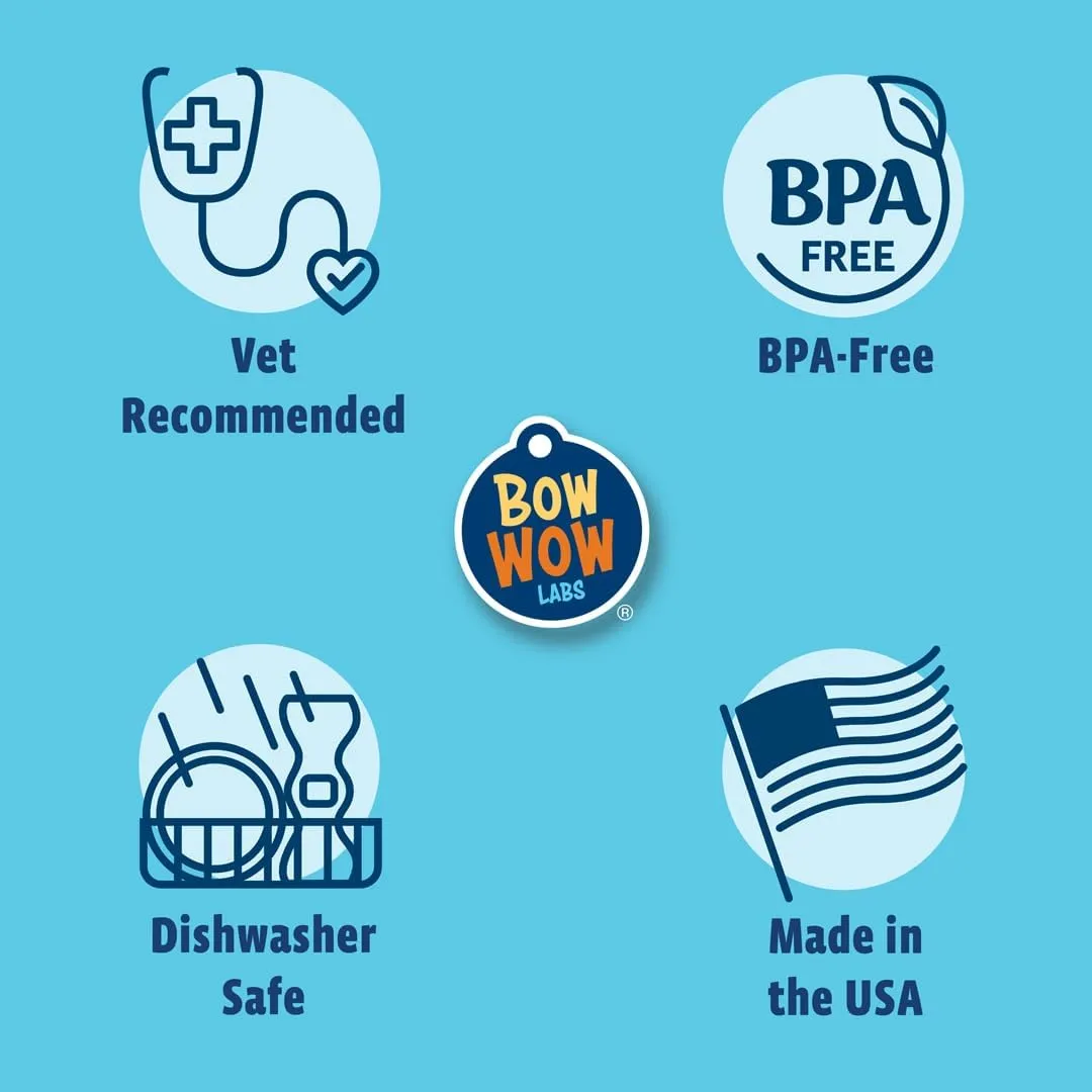 Bow Wow Labs Buddy Safety Device | Newly Redesigned Bully Stick Holder for Dogs | Made in The USA | Dishwasher Safe (XS)