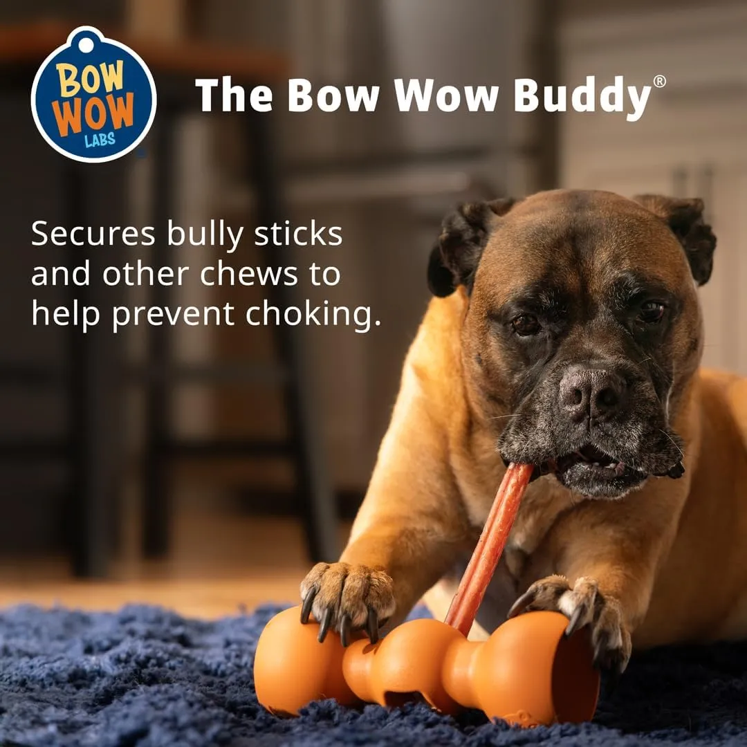 Bow Wow Labs Buddy Safety Device | Newly Redesigned Bully Stick Holder for Dogs | Made in The USA | Dishwasher Safe (XS)