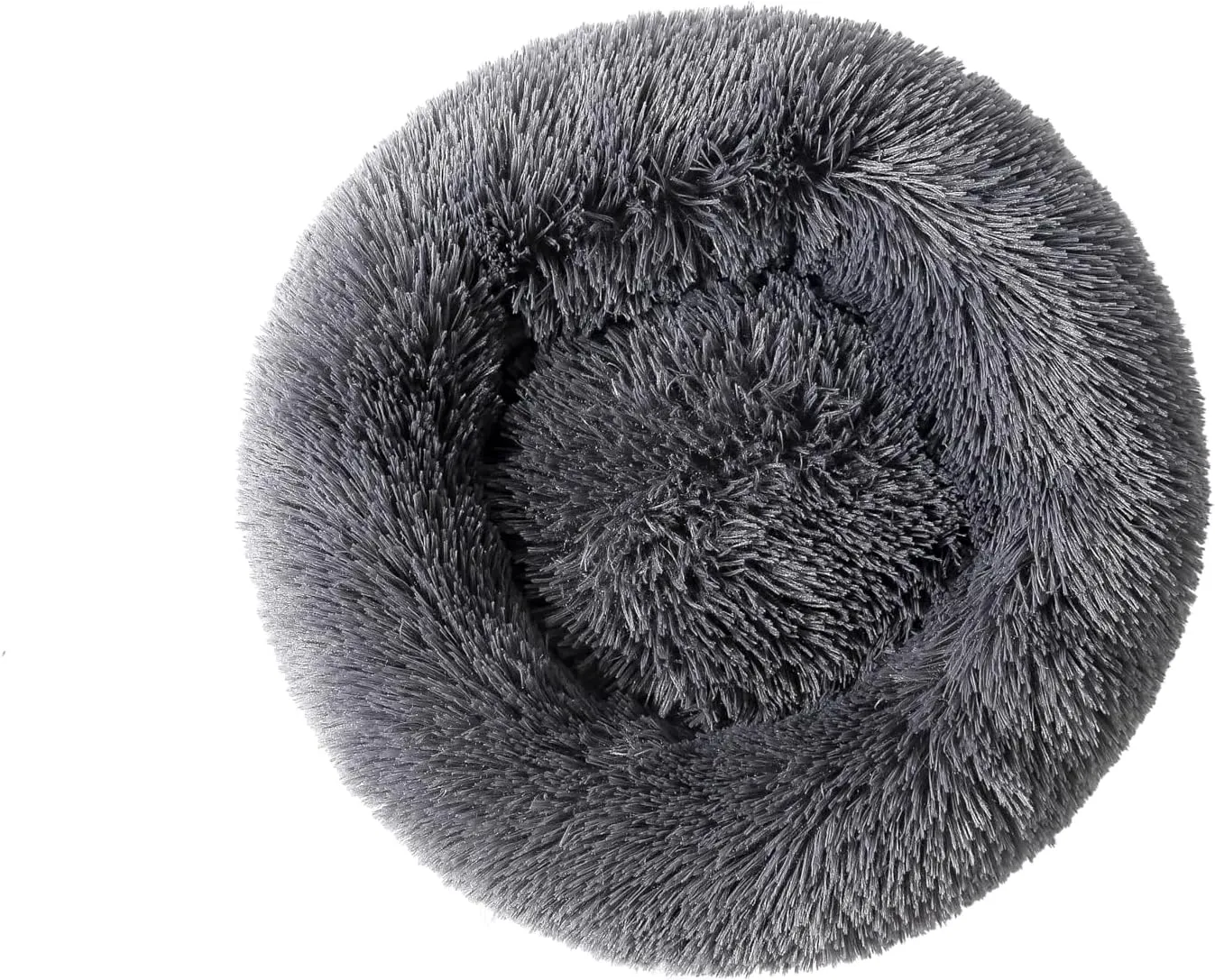 Cat Bed Donut Calming Kitten Bed Pillow Cute Round Dog Bed Comfort Pet Bed Small Puppy Pillow Pet Suit for 3Kg Dog and Cat