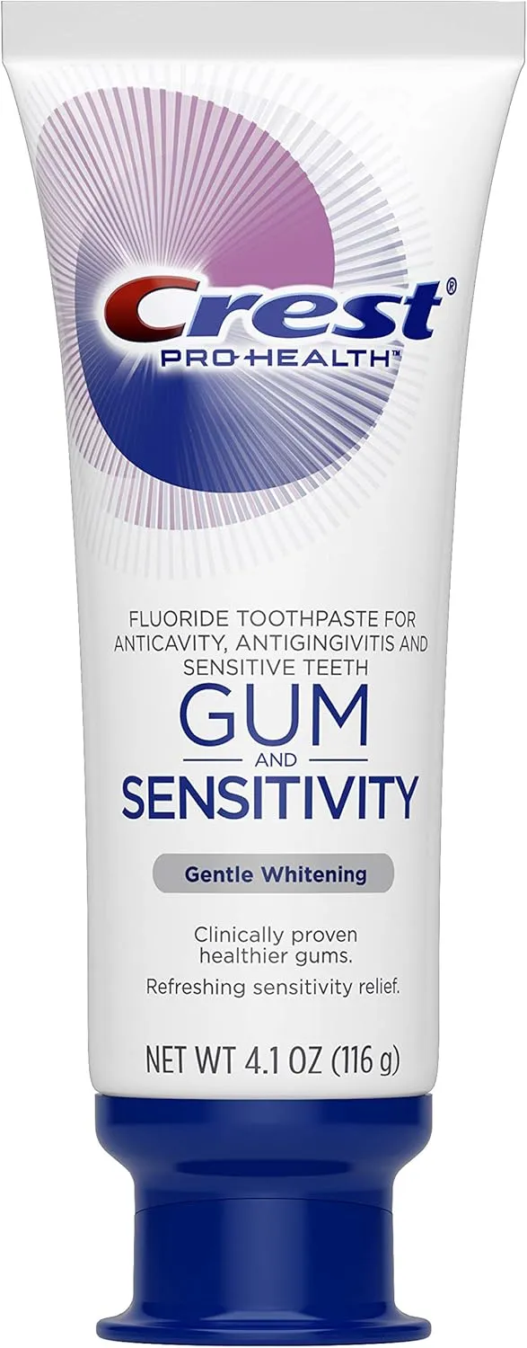 Crest Pro-Health Gum and Sensitivity, Sensitive Toothpaste, Gentle Whitening, 4.1 oz