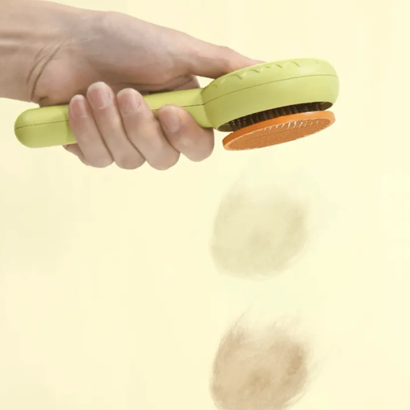 Donut Self-Cleaning Pet Grooming One-Click Hair Brush