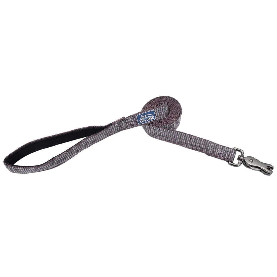 K9 Explorer® Brights Reflective Dog Leash, Grey 5/8" x 6'