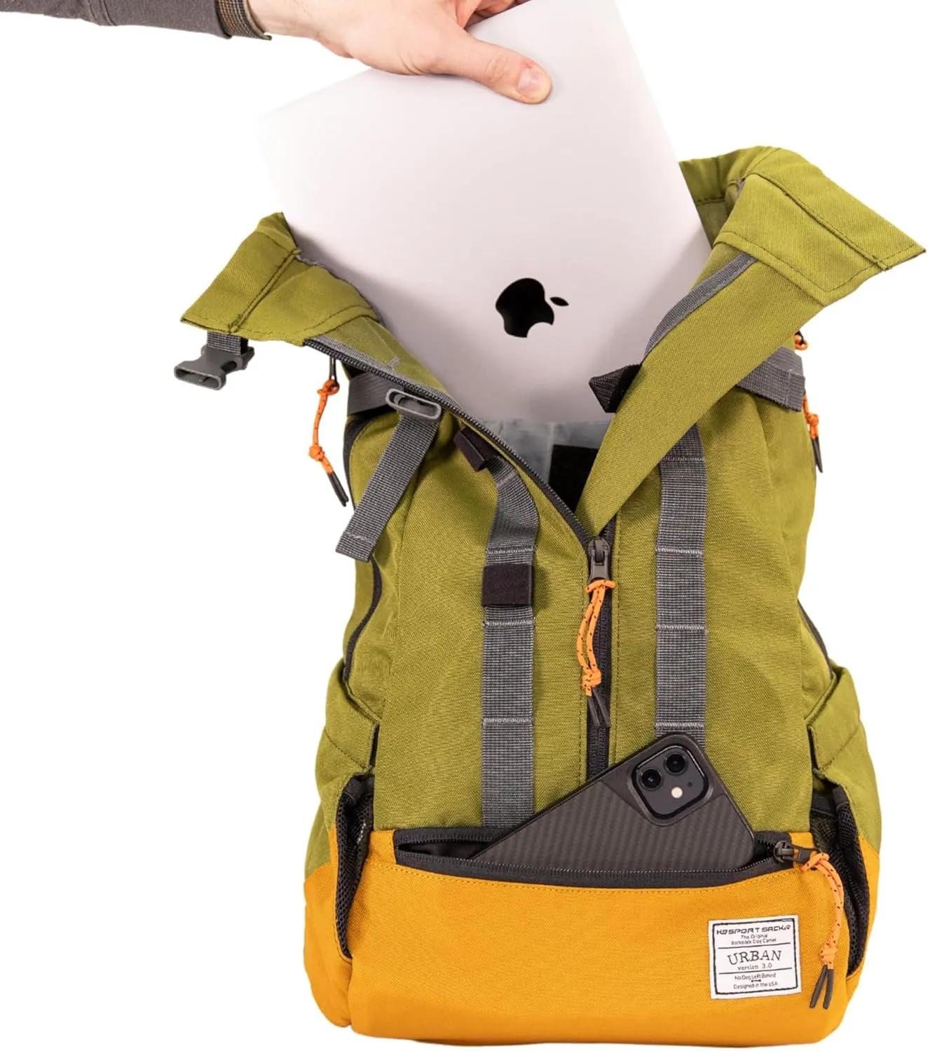 K9 Sport Sack | Dog Carrier Adjustable Backpack (Small, Urban 3 - Leafy)