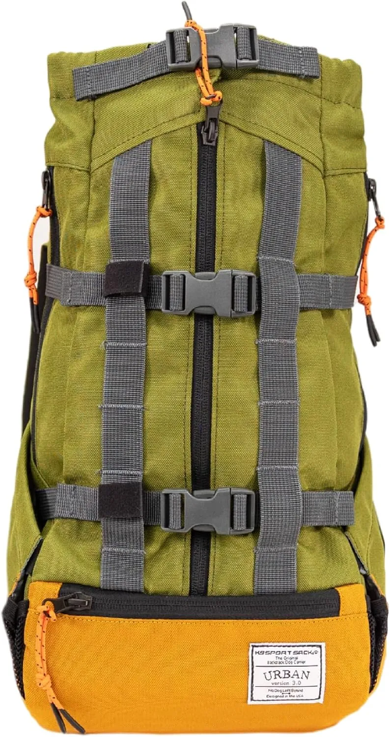 K9 Sport Sack | Dog Carrier Adjustable Backpack (Small, Urban 3 - Leafy)
