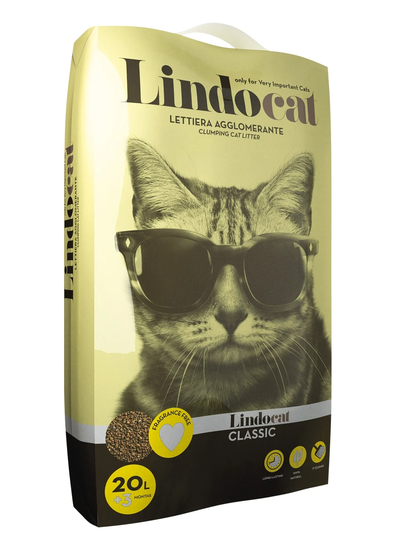 Lindocat Classic Clumping Clay Cat Litter