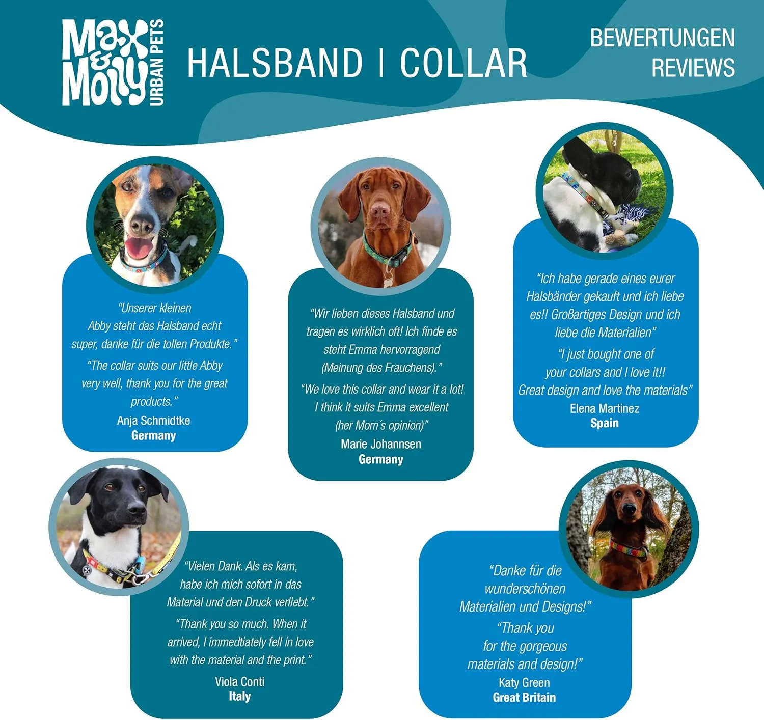 Max & Molly Smart ID Dog Collar with Gotcha! QR Safety Tag and Custom Pet Profile, Soft Padded Neoprene, Waterproof, Summertime, Small (11-18")