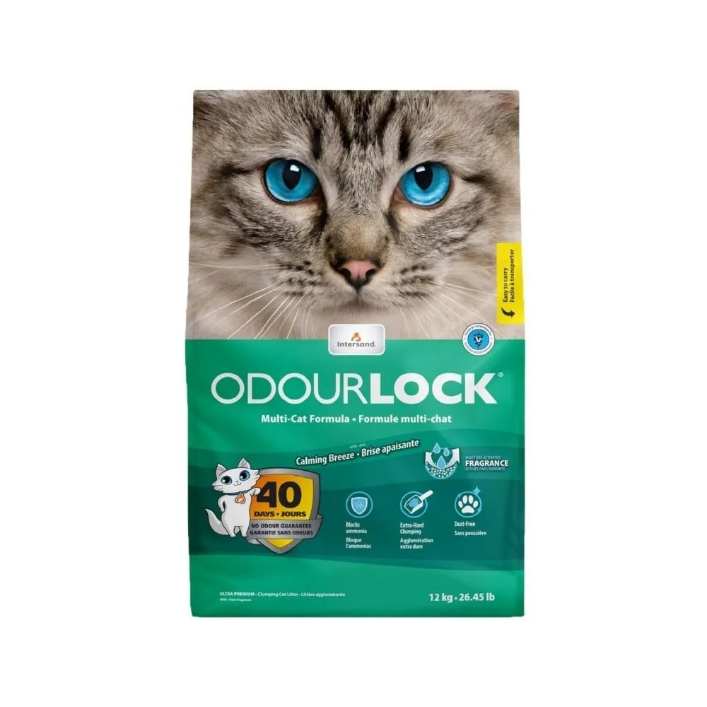 OdourLock Calming Breeze Scent Formula Cat Litter