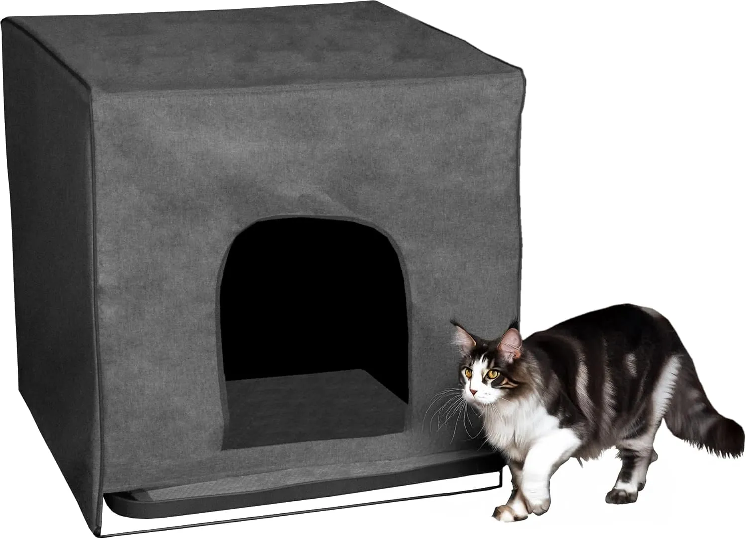 Pet Gear Pro Pawty for Cats with Tray, Put an end to Scattered Litter, Foldable, Easy Clean, Litterbox not Included, 2 Models, 2 Colors