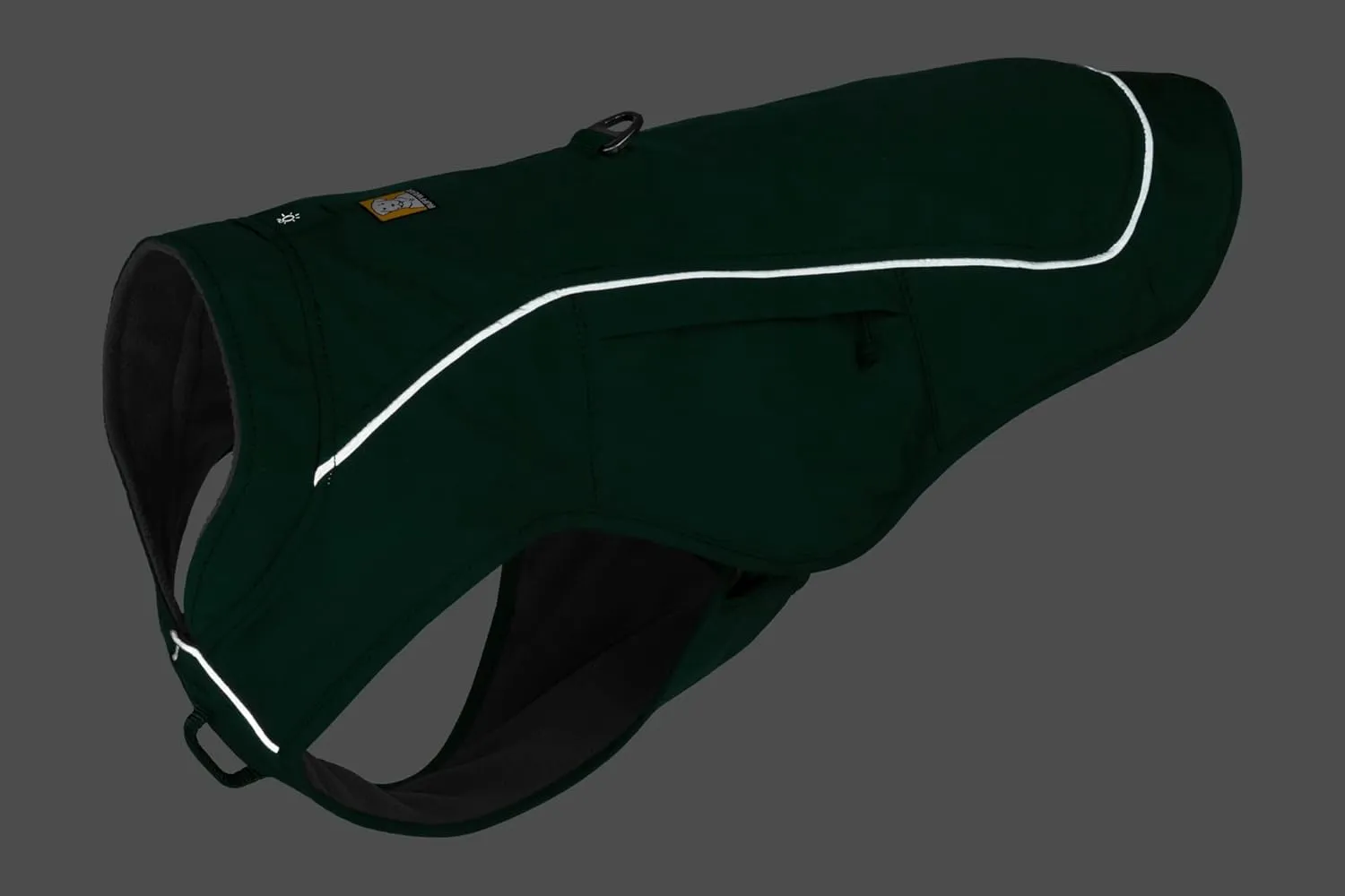 Ruffwear, Overcoat Fuse Jacket Harness Combo for Dogs, Evergreen, XX-Small