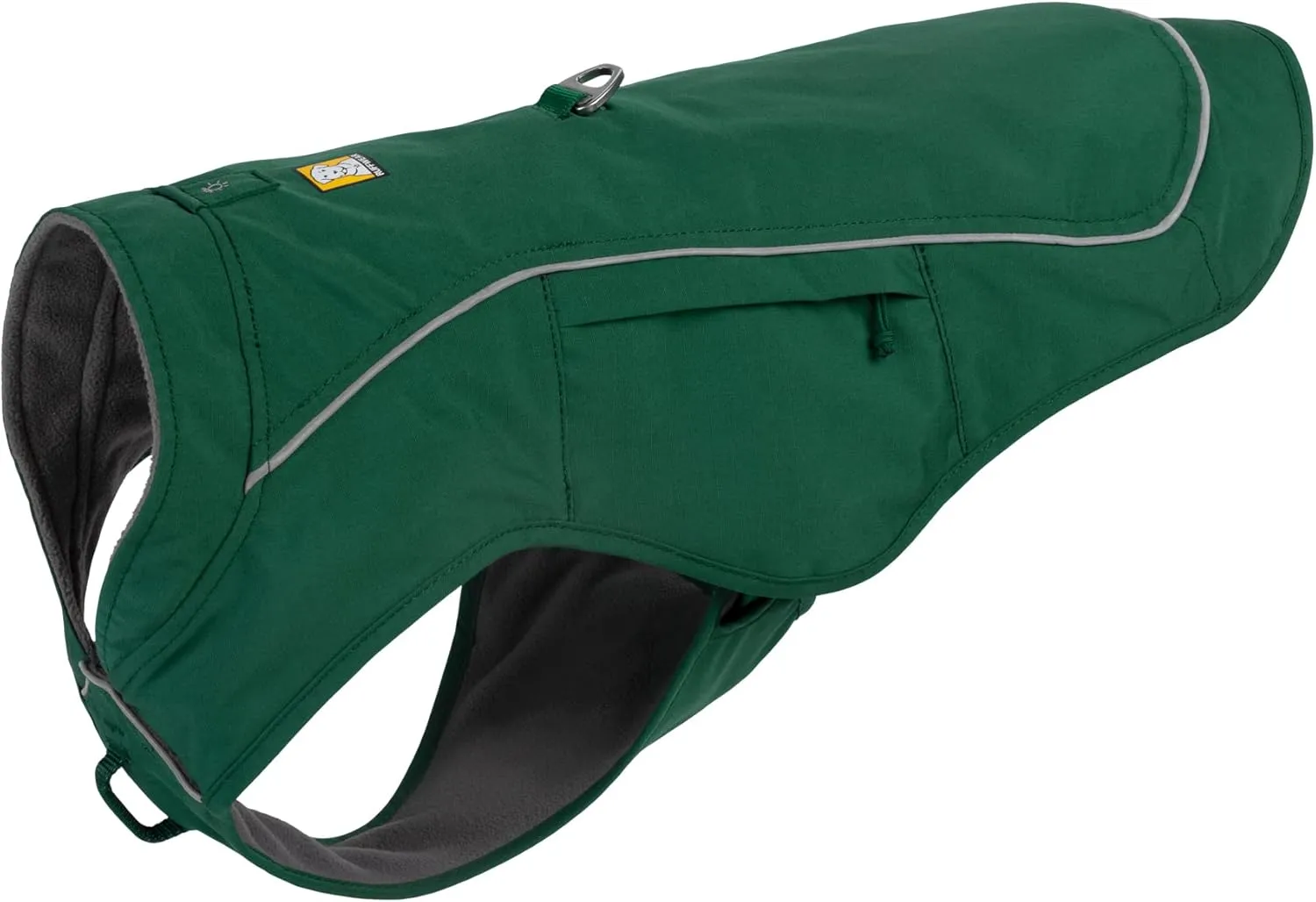 Ruffwear, Overcoat Fuse Jacket Harness Combo for Dogs, Evergreen, XX-Small