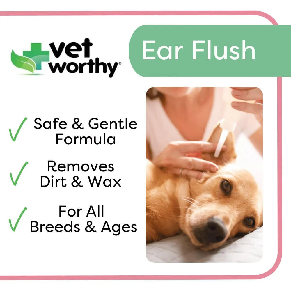 Vet Worthy Ear Flush for Dogs, 8 oz